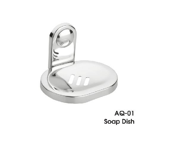 BA-8 ANTIQUE SS 202 AQ-01 SOAP DISH - Image 2