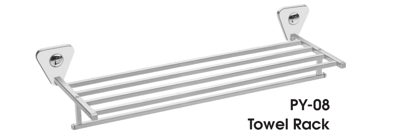 BA-1 PYRAMID SS 304 PY-08 TOWEL RACK - Image 2
